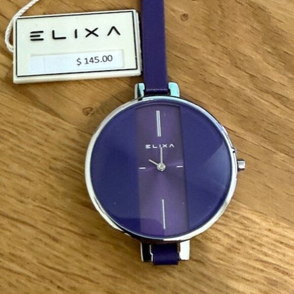 Elixa women\'s watch with double loop strap E069-L262